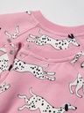 Mädchen Pullover mit Dalmatinerprint 2