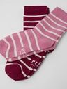 2-Pack gestreifte Kindersocken Biobaumwolle 2