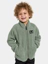 Flauschige Teddyfleece Jacke einfarbig  2
