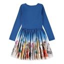 Warmes Mädchenkleid mit lustigen Tieren 3