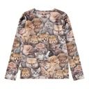 Mädchen Langarmshirt mit süssen Tieren 3
