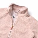 Einfarbige Mädchen Fleecejacke 3