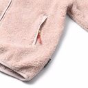 Einfarbige Mädchen Fleecejacke 4