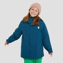 Wasserdichte, warme Kinder-Skijacke einfarbig  2