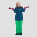 Wasserdichte, warme Kinder-Skijacke einfarbig  3
