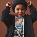 Knaben Langarmshirt mit Brust-Druck 3