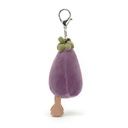 Aubergine-Taschenanhänger Plüschtier 2