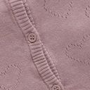 Mädchen Strickjacke einfarbig 3