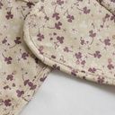 PU Essschürze Blumenprint Langarm 3