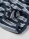 Verlängerbarer Baby-Body gestreift 4