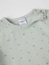 Mädchen Langarmshirt gerippt Herzmotiv 4