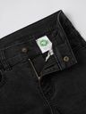 Weite Mädchen-Jeans Bio-Baumwolle 4