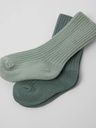 2-er Pack Baby-Socken Bio-Baumwolle 3