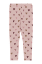 Wolle-Bambus Leggings mit Herzen 2