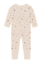 Kinderpyjama Overall aus Wolle geblümt 4