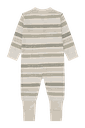 Wolle-Bambus Pyjama gestreift 2