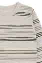 Wolle-Bambus Kinder-Langarmshirt gestreift 3