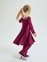 Mädchen Rippe-Kleid Uni 2