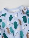 Baby-Langarm-Body verlängerbar Waldmotiv 2