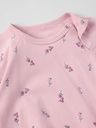 Baby Langarmbody mit Blumenmotiv 2