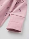 Baby Wickelbody mit Blumenmotiv 2