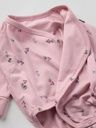 Baby Wickelbody mit Blumenmotiv 3