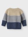 Babystrickjacke Blockstreifen 3
