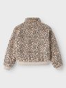 Kunstfelljacke mit Leoprint 2