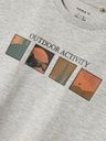 T-Shirt mit Bergdruck 3