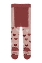 Mädchen Strumpfhosen mit Herzen 2