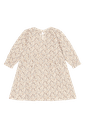 Geblümtes Langarm-Body-Kleid 2