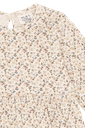 Geblümtes Langarm-Body-Kleid 3