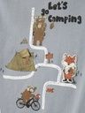 Langarmshirt mit Brustdruck 3