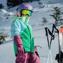 Bunte wasserdichte Kinder-Skijacke nachhaltig 2