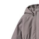 Taillerte wasserfeste Mädchen-Winterjacke unifarben 5