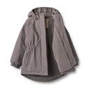 Taillerte wasserfeste Mädchen-Winterjacke unifarben 6