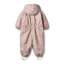 Warmer wasserfester Baby-Winteroverall geblümt 4
