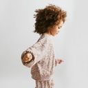 Weite geblümte Mädchen Trainerhose 4