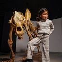 Weite Mädchen Hose gemustert 3