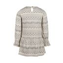 Warmes Mädchen Strickkleid gemustert 4
