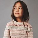 Mädchen Strickpulli mit Jaquard-Muster 3