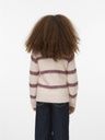 Rundhals Pullover mit Streifen 3