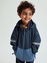 Wasserdichte Shelljacke Kinder zweifarbig 2