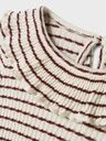 Gestreiftes Langarmshirt mit Rüschenkragen 3