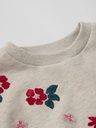 Mädchen Sweatshirt mit gestickten Blumen 3