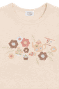 Mädchen Langarmshirt Blumen 3
