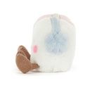 Plüschtier Marshmallows Pink Weiss 3