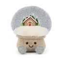 Plüsch Winter Schneekugel 2