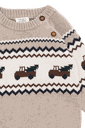 Bio Baby-Strickpullover mit Truck-Motiv 3