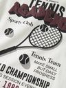Knaben T-Shirt Tennis Druck 3